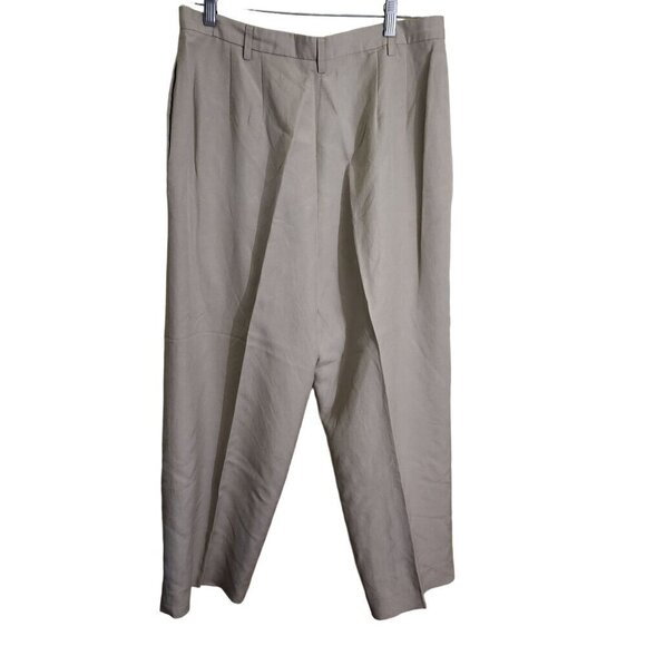 Valerie Stevens Vintage Neutral Linen Blend Pant Suit Size 16 - Picture 4 of 7